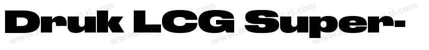 Druk LCG Super字体转换